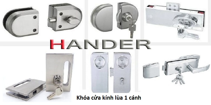 Khóa cửa kính lùa 1 cánh