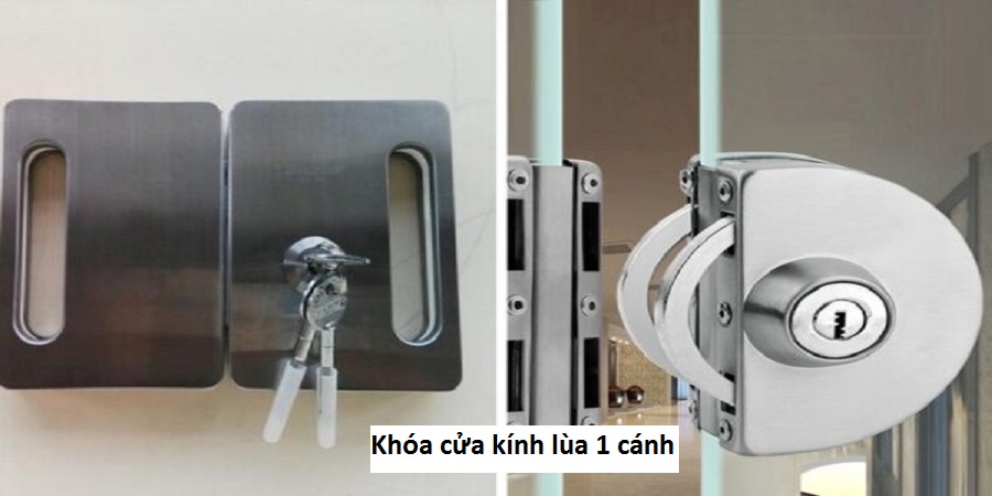 Khóa cửa kính lùa 1 cánh