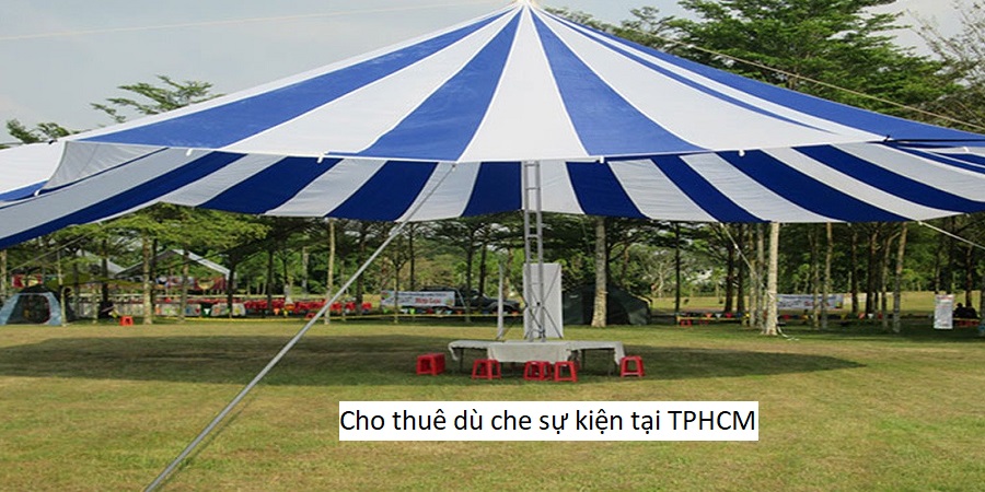 Cho thuê dù che sự kiện tại TPHCM